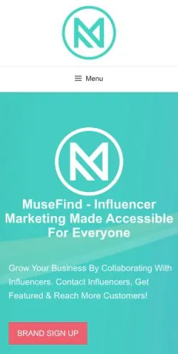 Forhåndsvisning av nettstedet MuseFind, medium fra USA for sponsede artikler