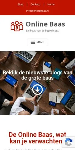 Anteprima del sito Online Baas, media di Paesi Bassi per articoli sponsorizzati