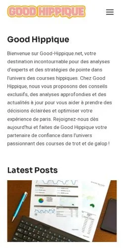 Anteprima del sito Good Hippique, media di Stati Uniti per articoli sponsorizzati