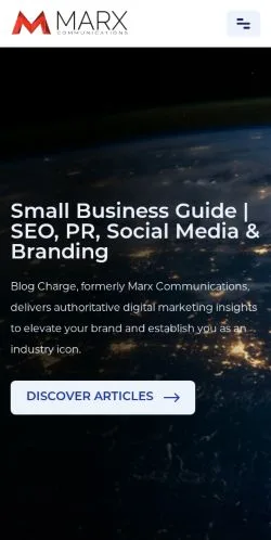 Anteprima del sito Blog Charge, media di Stati Uniti per articoli sponsorizzati