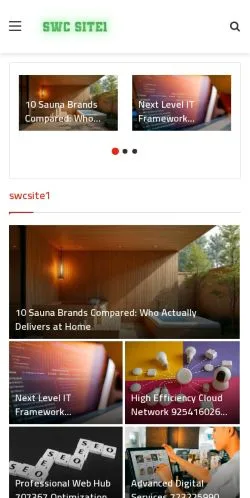 Vista previa del sitio Swcsite1, medio de Estados Unidos para artículos patrocinados