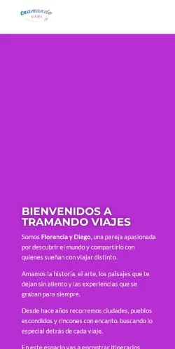 Anteprima del sito Tramando Viajes, media di Spagna per articoli sponsorizzati