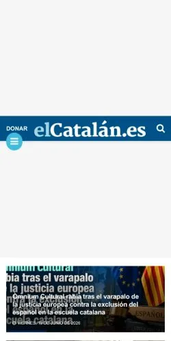Anteprima del sito El Catalán, media di Spagna per articoli sponsorizzati