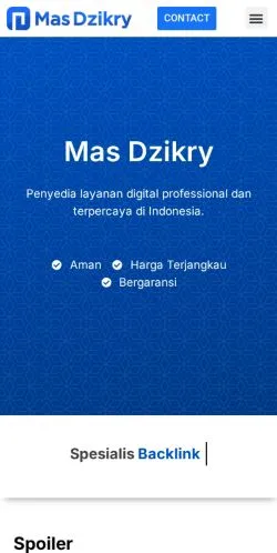 Vorschau der Website Mas Dzikry, Medium aus Indonesien für gesponserte Artikel
