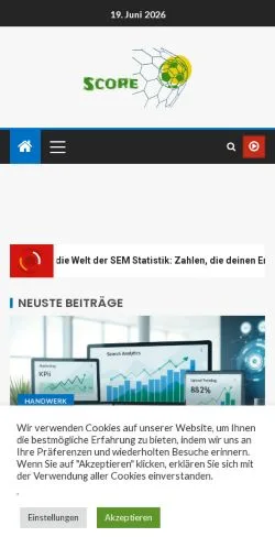 Vorschau der Website Volltreffer, Medium aus Deutschland für gesponserte Artikel