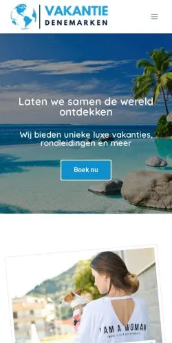 Anteprima del sito Vakantie Denemarken, media di Paesi Bassi per articoli sponsorizzati