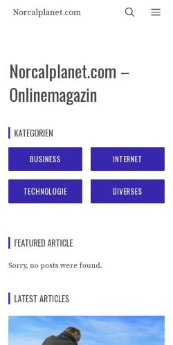 Forhåndsvisning af Norcalplanet, medie fra Tyskland til sponsorerede artikler