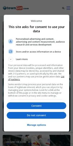Anteprima del sito OtownGist, media di Stati Uniti per articoli sponsorizzati