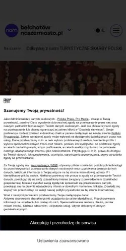 Podgląd witryny Bełchatów Nasze Miasto, medium z kraju Polska do artykułów sponsorowanych