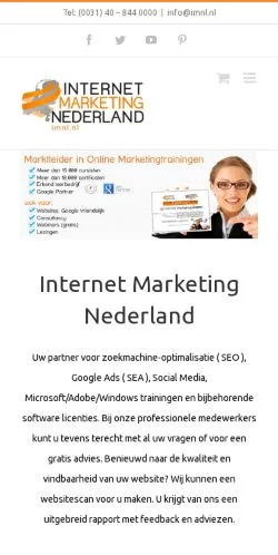 Vorschau der Website Internet Marketing Nederland, Medium aus Niederlande für gesponserte Artikel