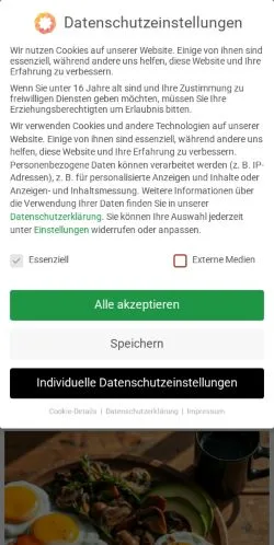 Anteprima del sito Porridge Rezept, media di Germania per articoli sponsorizzati