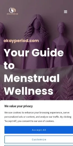 Anteprima del sito Okayperiod, media di Stati Uniti per articoli sponsorizzati