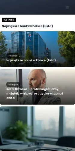 Podgląd witryny Profit24, medium z kraju Polska do artykułów sponsorowanych