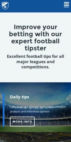 Anteprima del sito The Footy Tipster, media di Regno Unito per articoli sponsorizzati