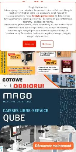 Anteprima del sito Elbląg Dziennik, media di Polonia per articoli sponsorizzati
