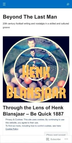 Förhandsvisning av webbplatsen Beyond The Last Man, medium i USA för sponsrade artiklar