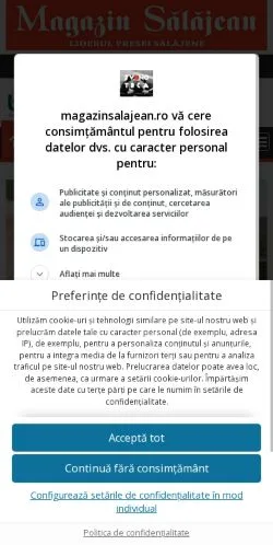 Anteprima del sito Magazin Sălăjean, media di Romania per articoli sponsorizzati