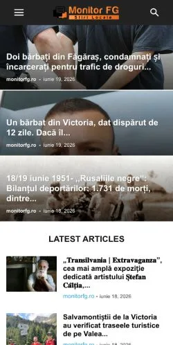 Forhåndsvisning av nettstedet Monitorul Făgăraș, medium fra Romania for sponsede artikler