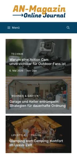 Anteprima del sito AN-Magazin.de ➡️ das Online Journal, media di Germania per articoli sponsorizzati