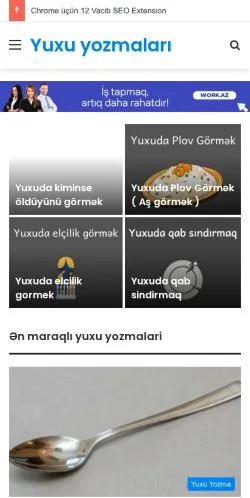 Podgląd witryny Yuxuyozmalari, medium z kraju Stany Zjednoczone do artykułów sponsorowanych