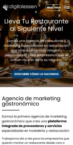 Preview of the Digitalessen website, a media outlet in Spain for sponsored articles