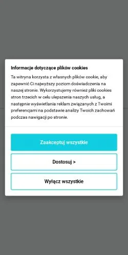 스폰서 기사용 폴란드 매체 Dziecięcy Świat 사이트 미리보기