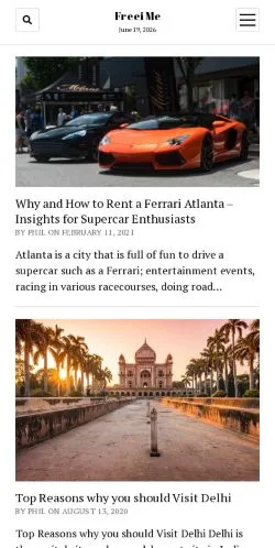 Anteprima del sito Freei Me, media di Stati Uniti per articoli sponsorizzati