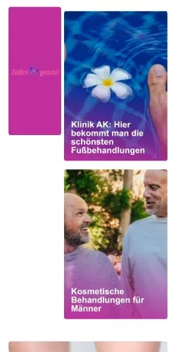 Anteprima del sito Zeitlos gesund, media di Germania per articoli sponsorizzati