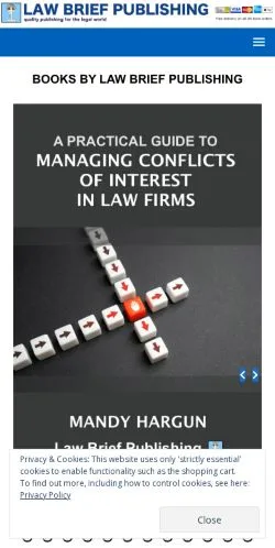 Anteprima del sito Law Brief Publishing, media di Stati Uniti per articoli sponsorizzati