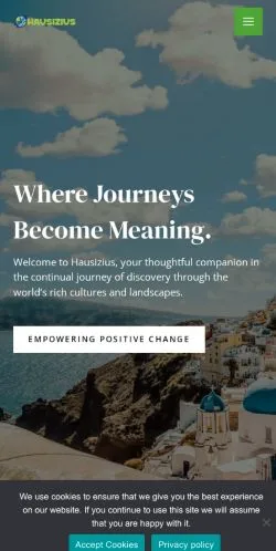 Aperçu du site Hausizius, média de États-Unis pour articles sponsorisés