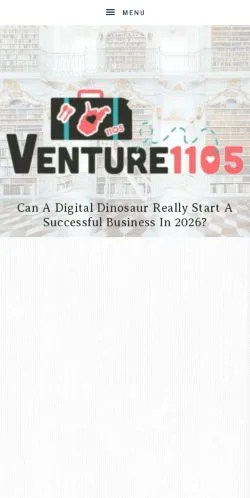 Vista previa del sitio Venture1105, medio de Estados Unidos para artículos patrocinados