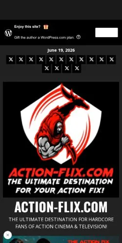Preview of the Action-Flix website, a media outlet in United States for sponsored articles
