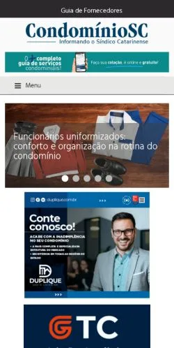 Anteprima del sito Portal do Condomínio, media di Brasile per articoli sponsorizzati