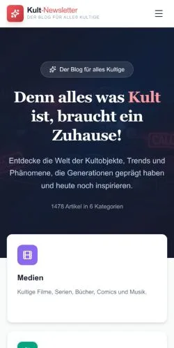 Anteprima del sito Kult-Newsletter, media di Germania per articoli sponsorizzati