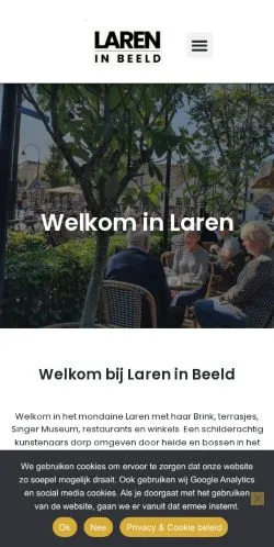 Anteprima del sito Laren in Beeld, media di Paesi Bassi per articoli sponsorizzati