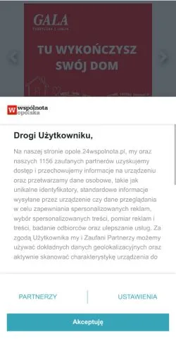 Anteprima del sito Wspólnota Opolska, media di Polonia per articoli sponsorizzati