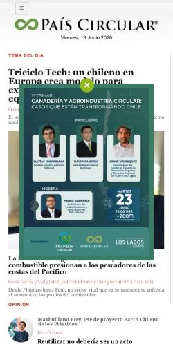Vorschau der Website País Circular, Medium aus Spanien für gesponserte Artikel