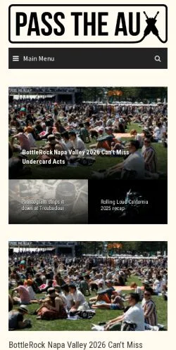 Anteprima del sito Pass The Aux, media di Stati Uniti per articoli sponsorizzati
