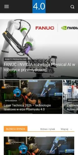 Anteprima del sito Przemysł 4.0, media di Polonia per articoli sponsorizzati