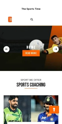 Anteprima del sito The Sports Time, media di Regno Unito per articoli sponsorizzati