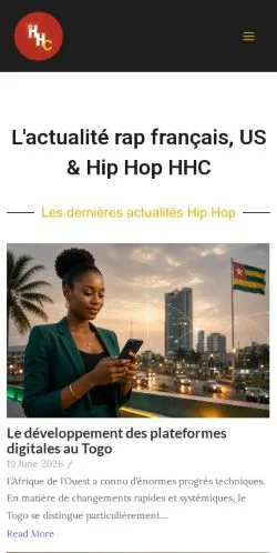 Podgląd witryny Hip Hop Corner, medium z kraju Francja do artykułów sponsorowanych