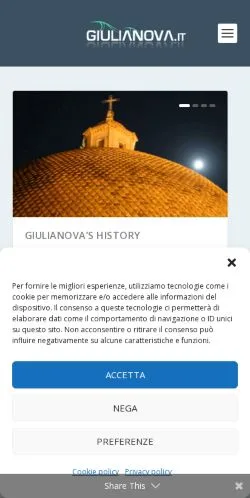 Anteprima del sito Giulianova, media di Italia per articoli sponsorizzati
