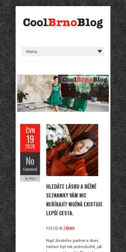 Anteprima del sito Coolbrnoblog, media di Cechia per articoli sponsorizzati
