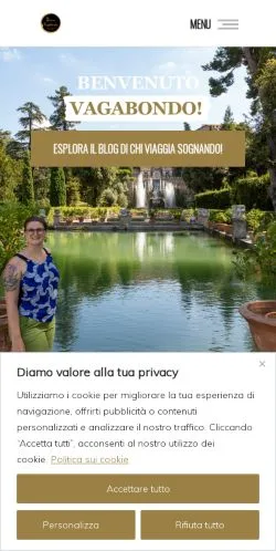Anteprima del sito Donna Vagabonda, media di Italia per articoli sponsorizzati