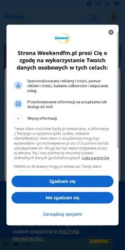 Forhåndsvisning af Radio Weekend FM, medie fra Polen til sponsorerede artikler