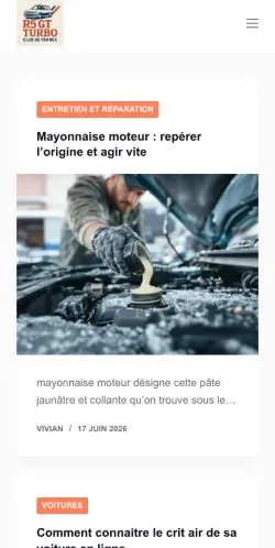 Aperçu du site R5 GT Turbo Club France, média de France pour articles sponsorisés