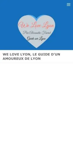 Anteprima del sito WeLoveLyon, media di Francia per articoli sponsorizzati