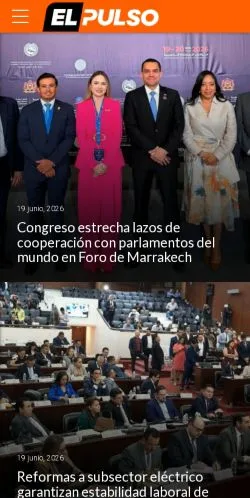 Anteprima del sito El Pulso, media di Spagna per articoli sponsorizzati