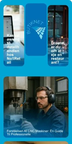 Voorbeeld van de site Butiknet, medium uit Denemarken voor gesponsorde artikelen