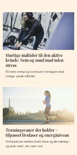 Pré-visualização do site dametur.dk, meio de Dinamarca para artigos patrocinados